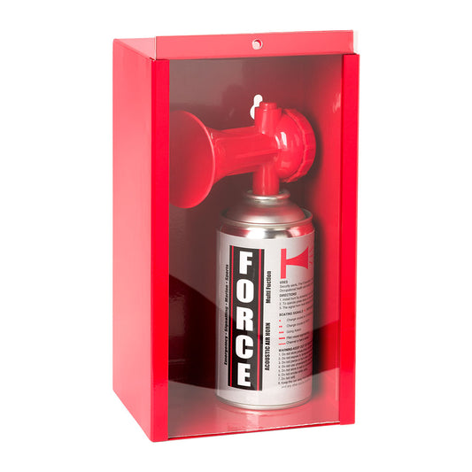 Force Safety Air Horn with Metal Cabinet (Wall mountable)